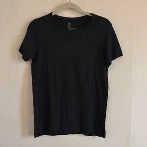 GAP Fit Black Short Sleeve Fitted Workout T-Shirt | Size L | Sweat wicking